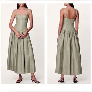 Nicholas MAKENNA DRESS - SAGE